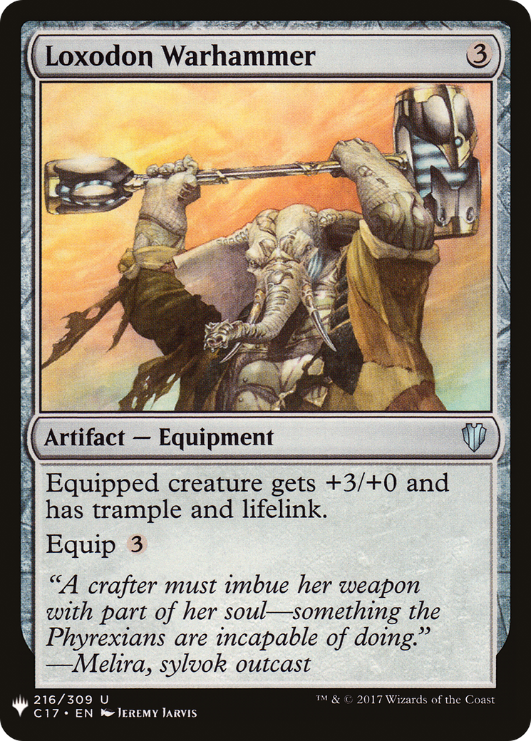 Image of Loxodon Warhammer (LIST-C17-216) - The List