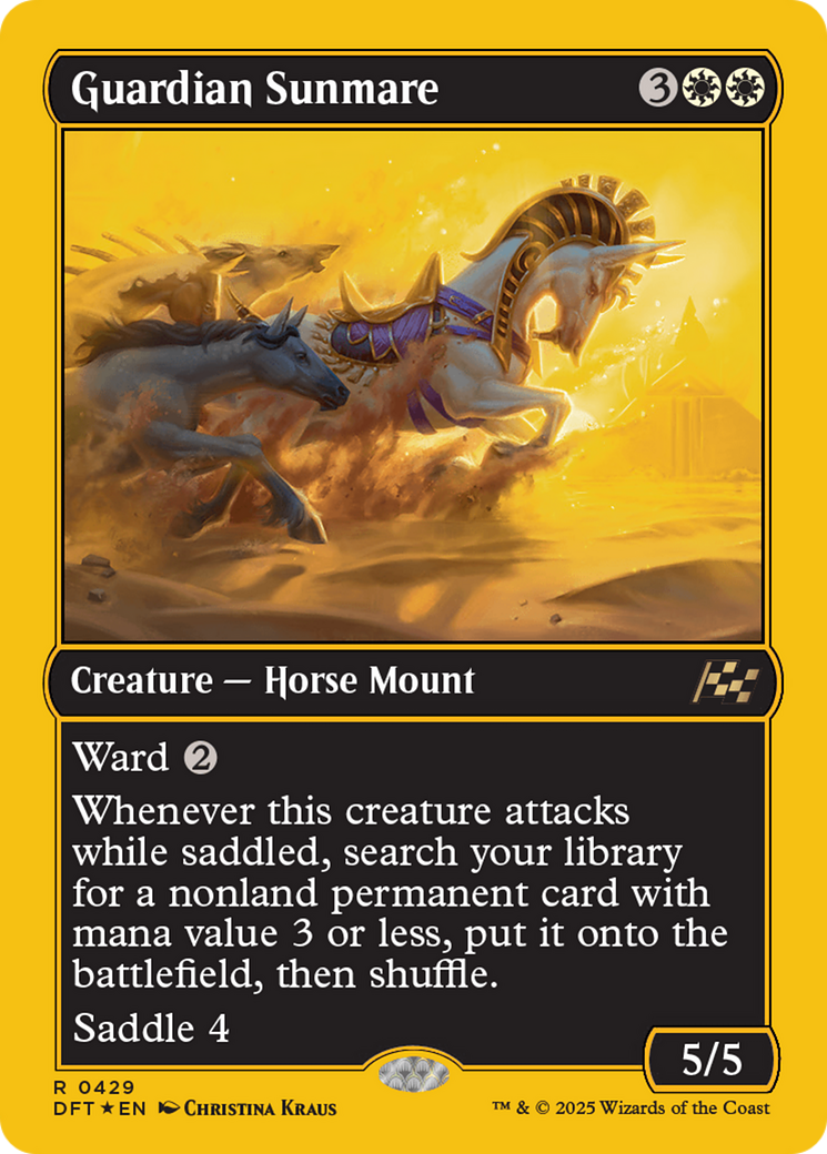 Image of Guardian Sunmare (First-Place Foil) (DFT-429) - Aetherdrift Foil