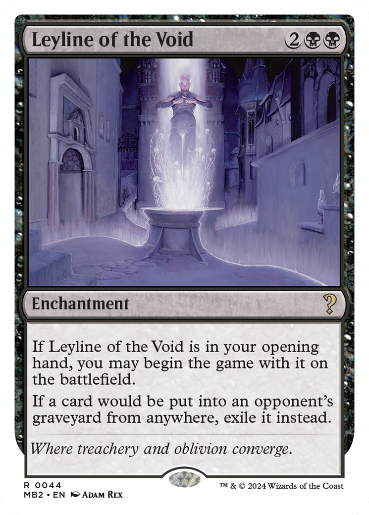 Image of Leyline of the Void (White Border) (MB2-044) - Mystery Booster 2