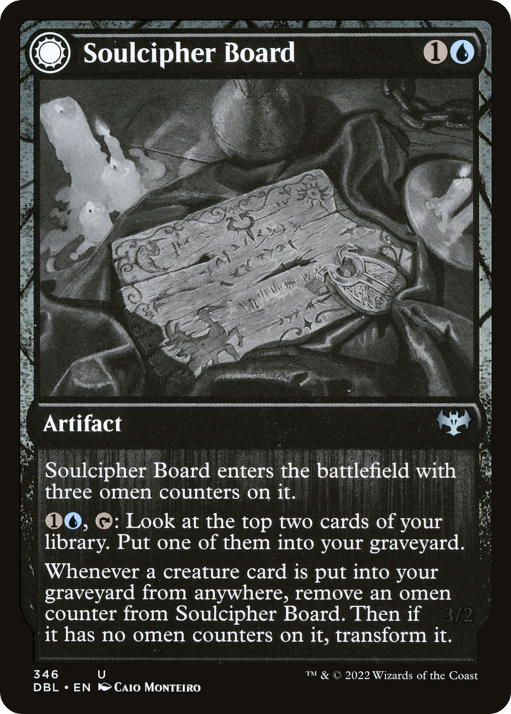 Image of Soulcipher Board (DBL-346) - Innistrad: Double Feature: (Double Faced Transform) Foil