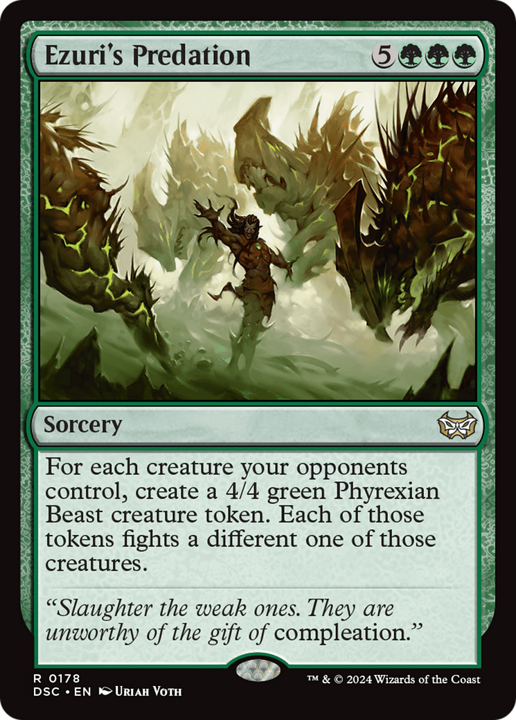 Image of Ezuri's Predation (DSC-178) - Duskmourn: House of Horror Commander