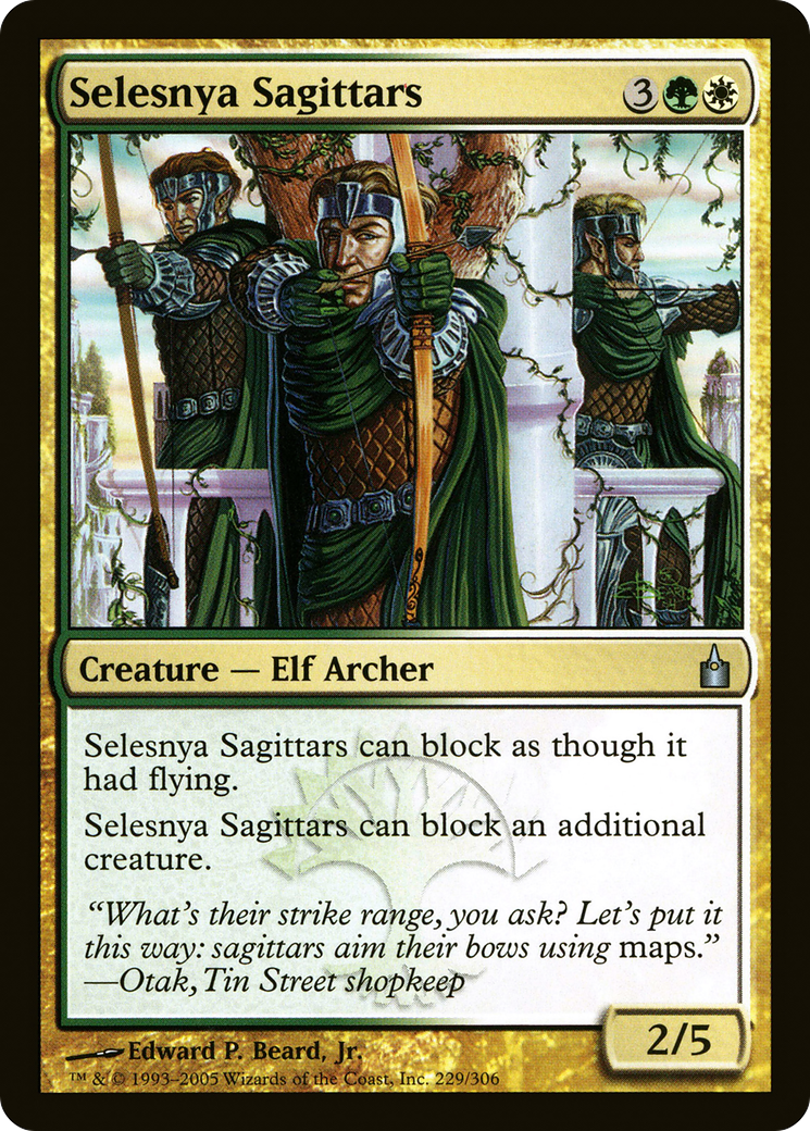 Image of Selesnya Sagittars (RAV-229) - Ravnica: City of Guilds