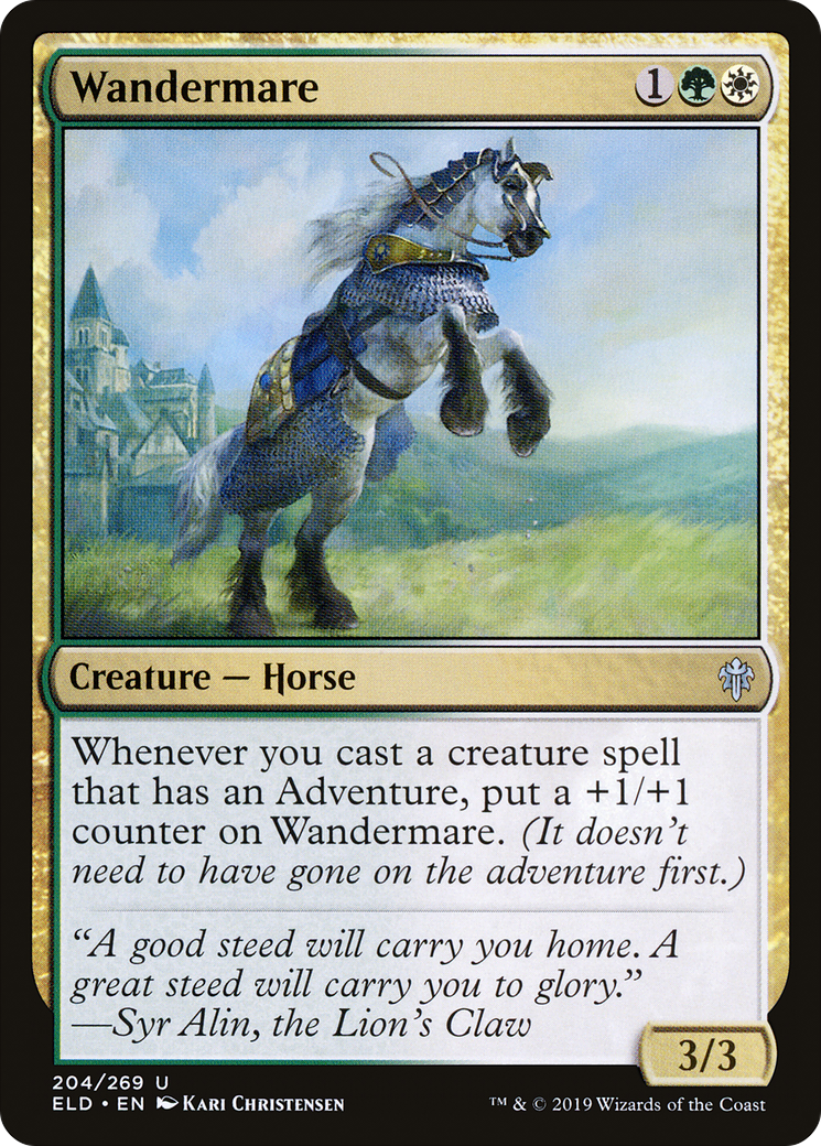 Image of Wandermare (ELD-204) - Throne of Eldraine Foil