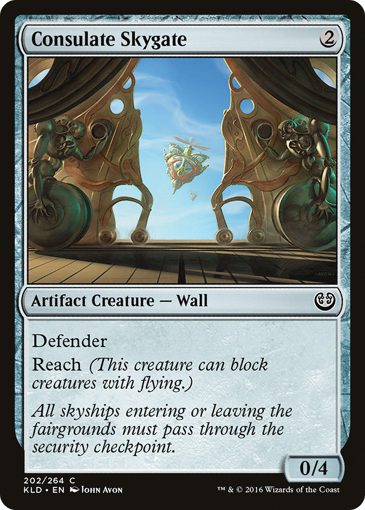 Image of Consulate Skygate (KLD-202) - Kaladesh Foil