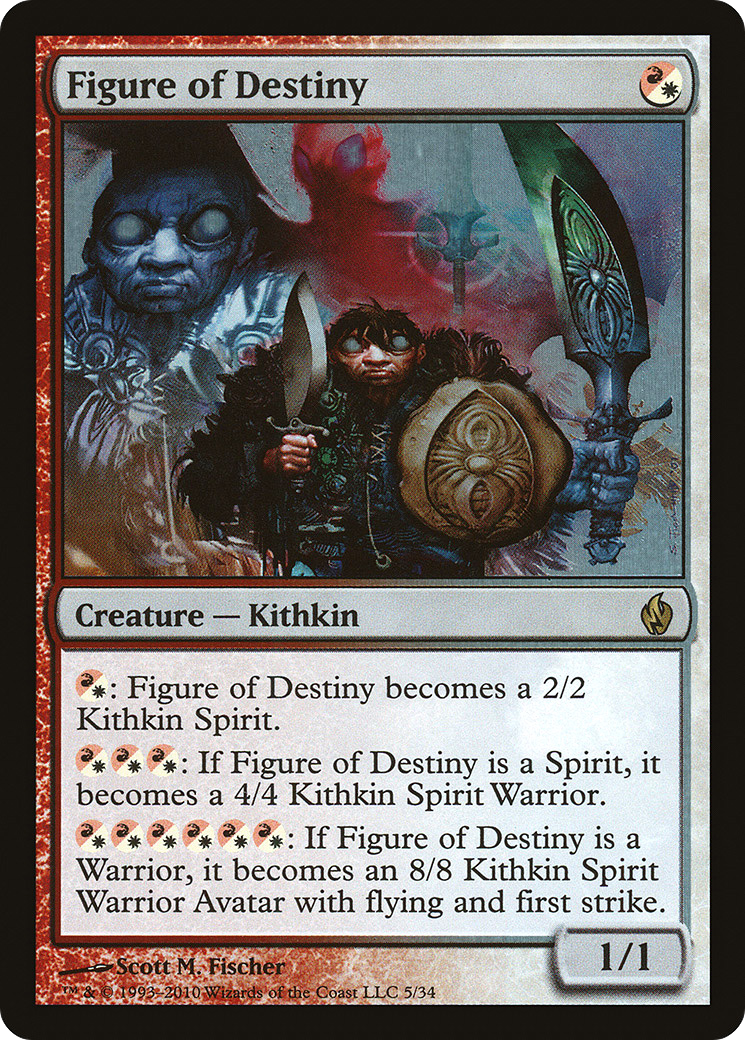 Image of Figure of Destiny (PD2-005) - Premium Deck Series: Fire and Lightning Foil