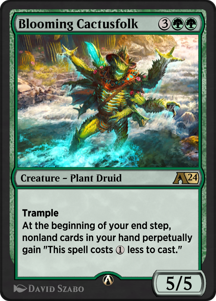 Image of Blooming Cactusfolk (YOTJ-016) - Alchemy: Outlaws of Thunder Junction
