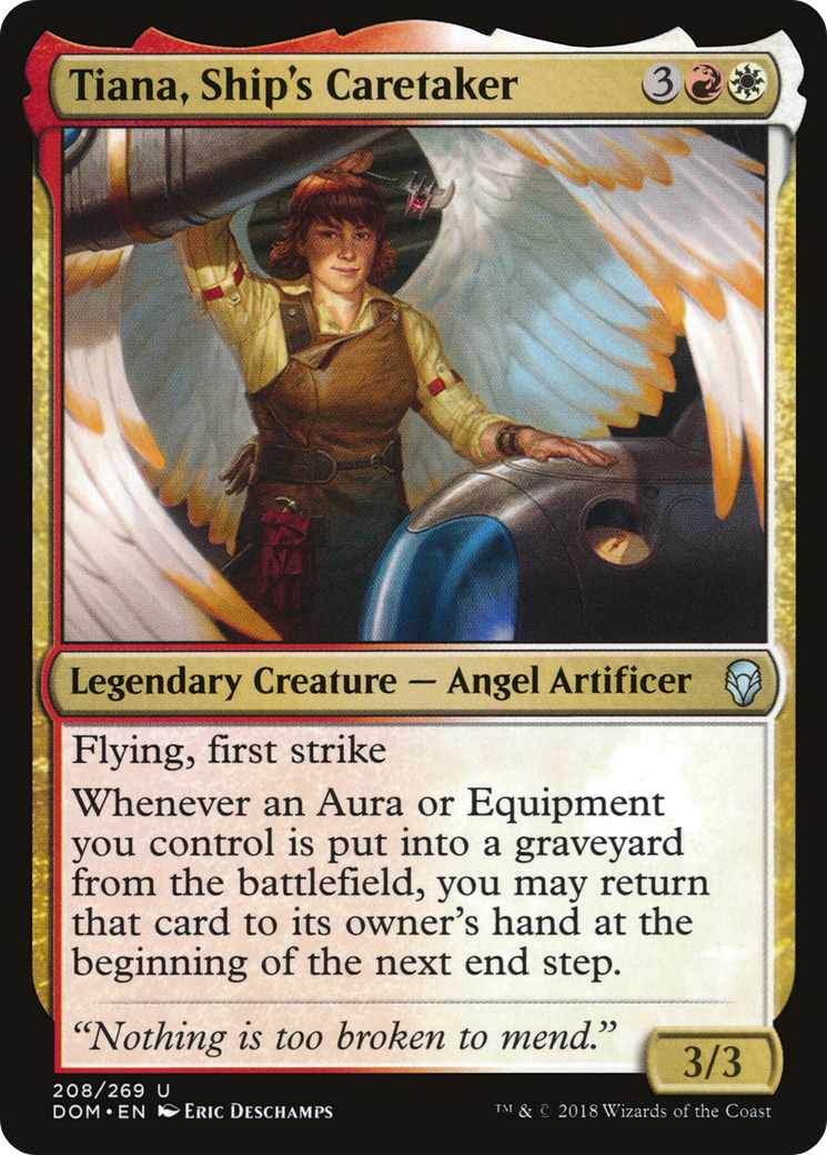 Image of Tiana, Ship's Caretaker (DOM-208) - Dominaria