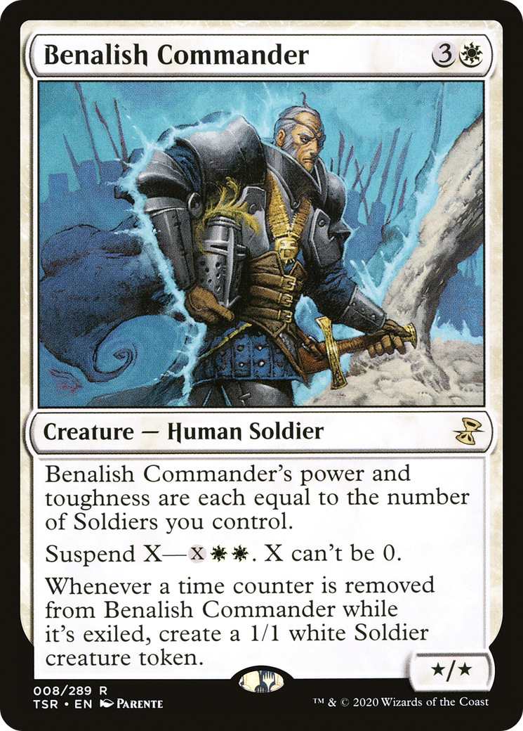 Image of Benalish Commander (TSR-008) - Time Spiral Remastered Foil