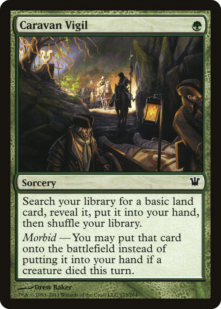 Image of Caravan Vigil (ISD-173) - Innistrad
