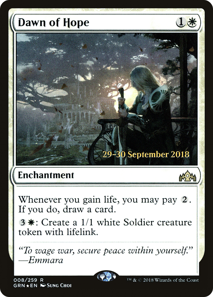 Image of Dawn of Hope (PRE-08S) - Guilds of Ravnica Promos Foil