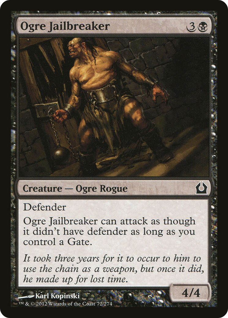Image of Ogre Jailbreaker (RTR-072) - Return to Ravnica