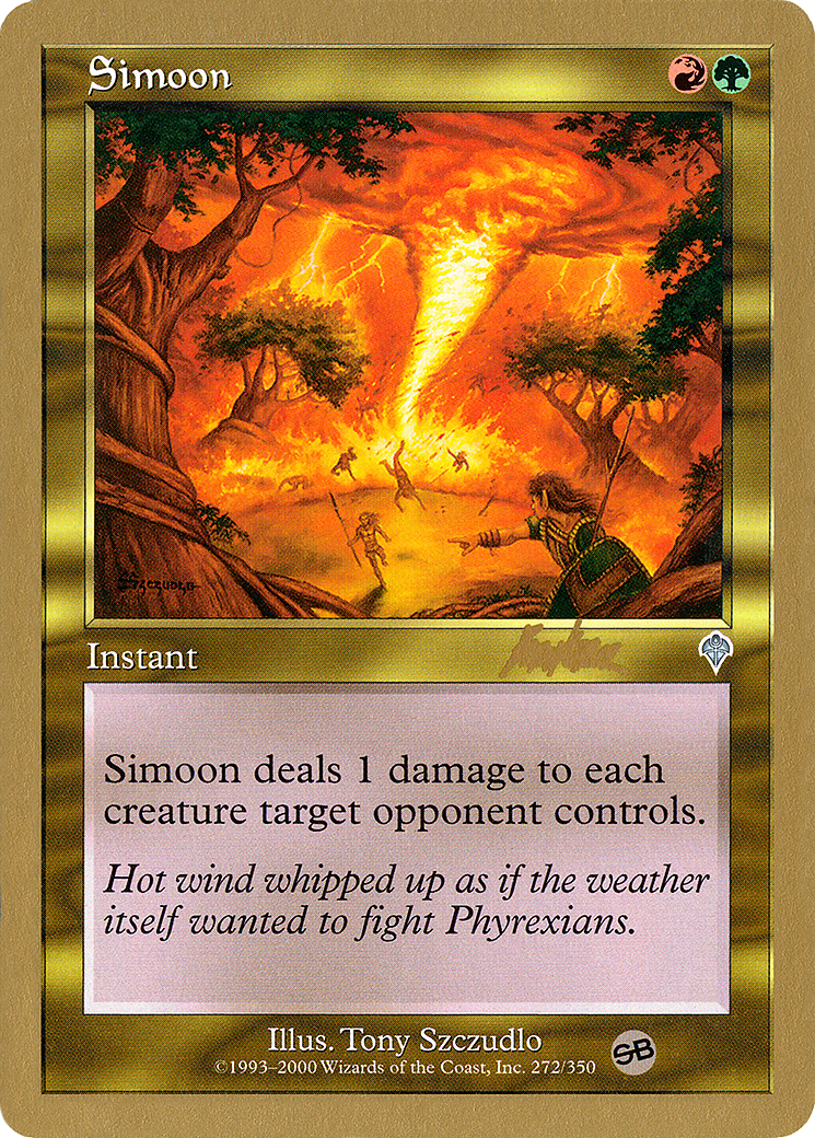 Image of Simoon - 2002 Brian Kibler (INV) (SB) (WCD-) - World Championship Decks 2002