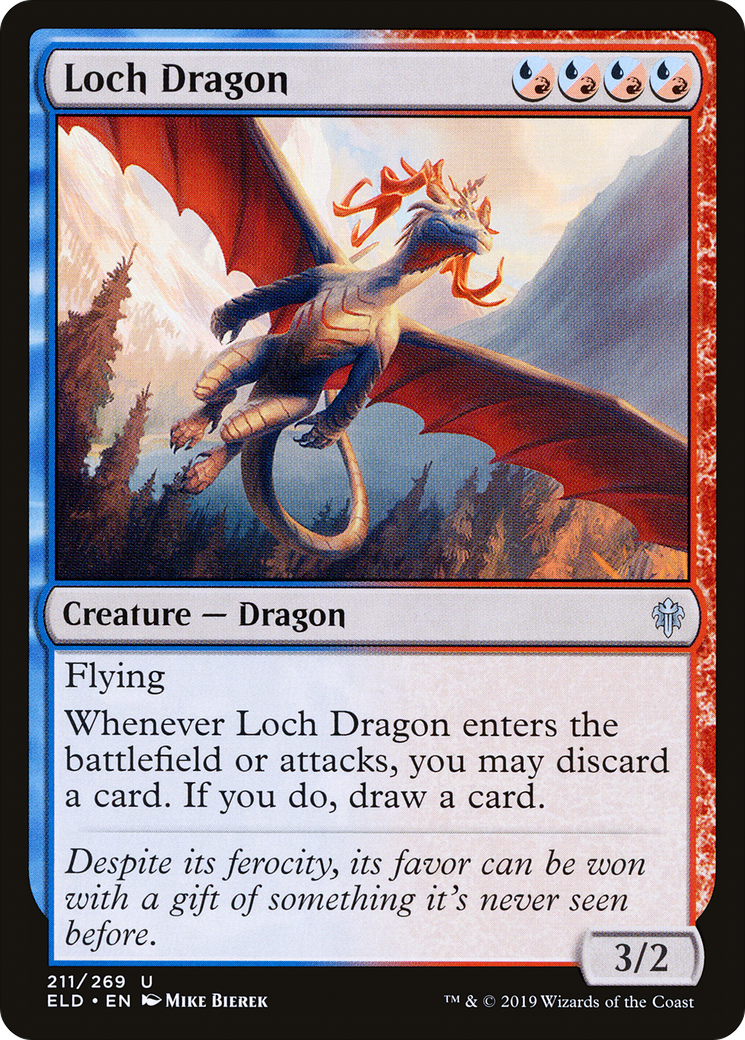 Image of Loch Dragon (ELD-211) - Throne of Eldraine Foil