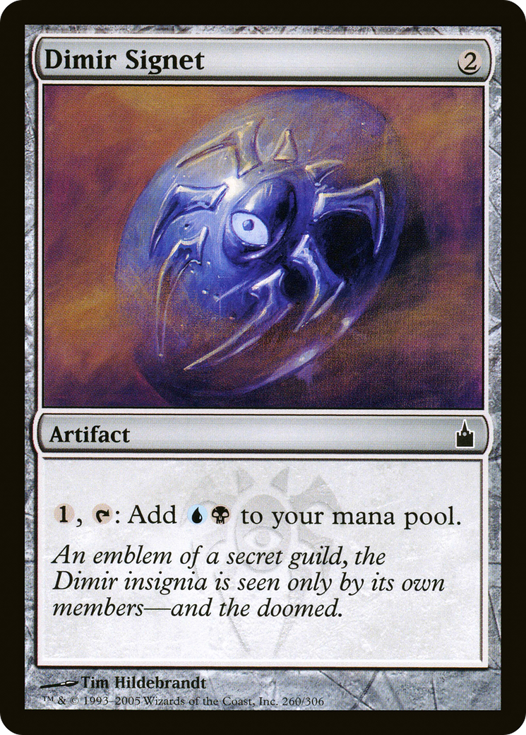 Image of Dimir Signet (RAV-260) - Ravnica: City of Guilds Foil