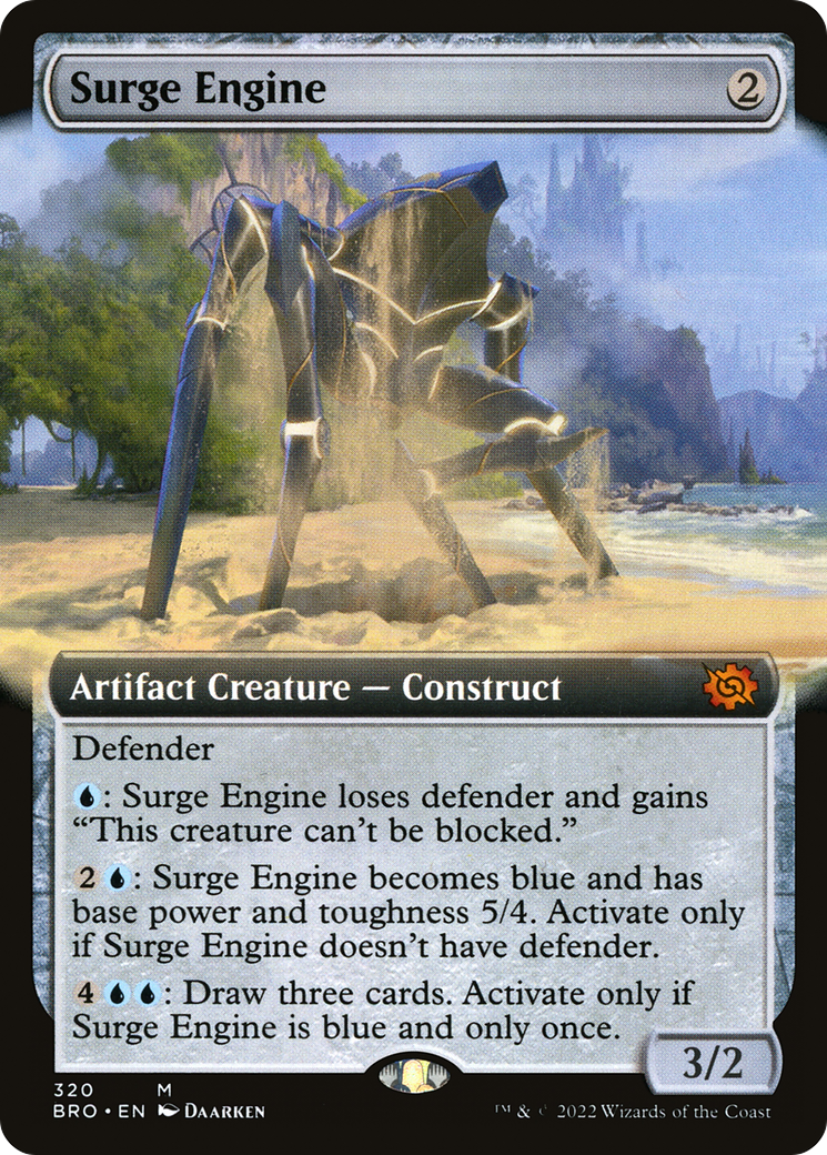 Image of Surge Engine (Extended Art) (BRO-320) - The Brothers' War: (Extended Art) Foil