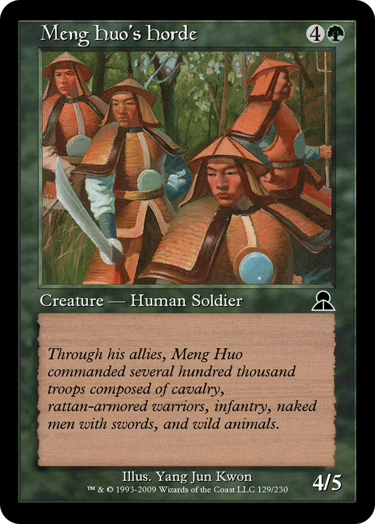 Image of Meng Huo's Horde (ME3-129) - Masters Edition III