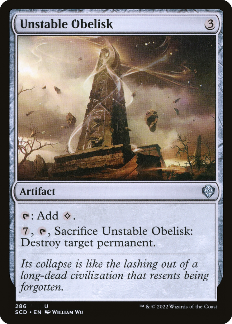 Image of Unstable Obelisk (SCD-286) - Starter Commander Decks
