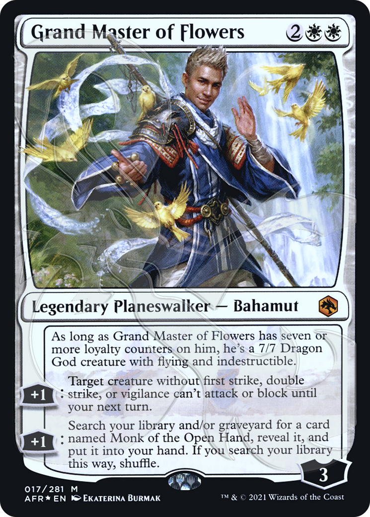 Image of Grand Master of Flowers (AFR&-017) - Adventures in the Forgotten Realms Promos Foil
