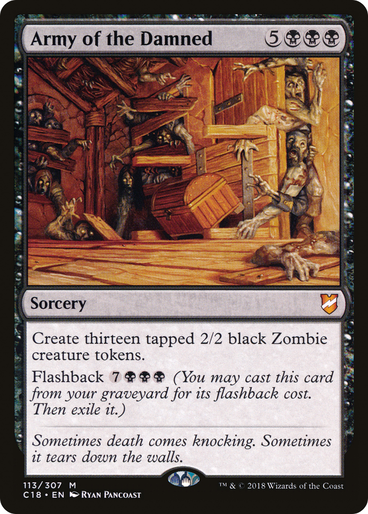 Image of Army of the Damned (C18-113) - Commander 2018