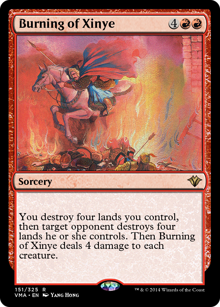 Image of Burning of Xinye (VMA-151) - Vintage Masters