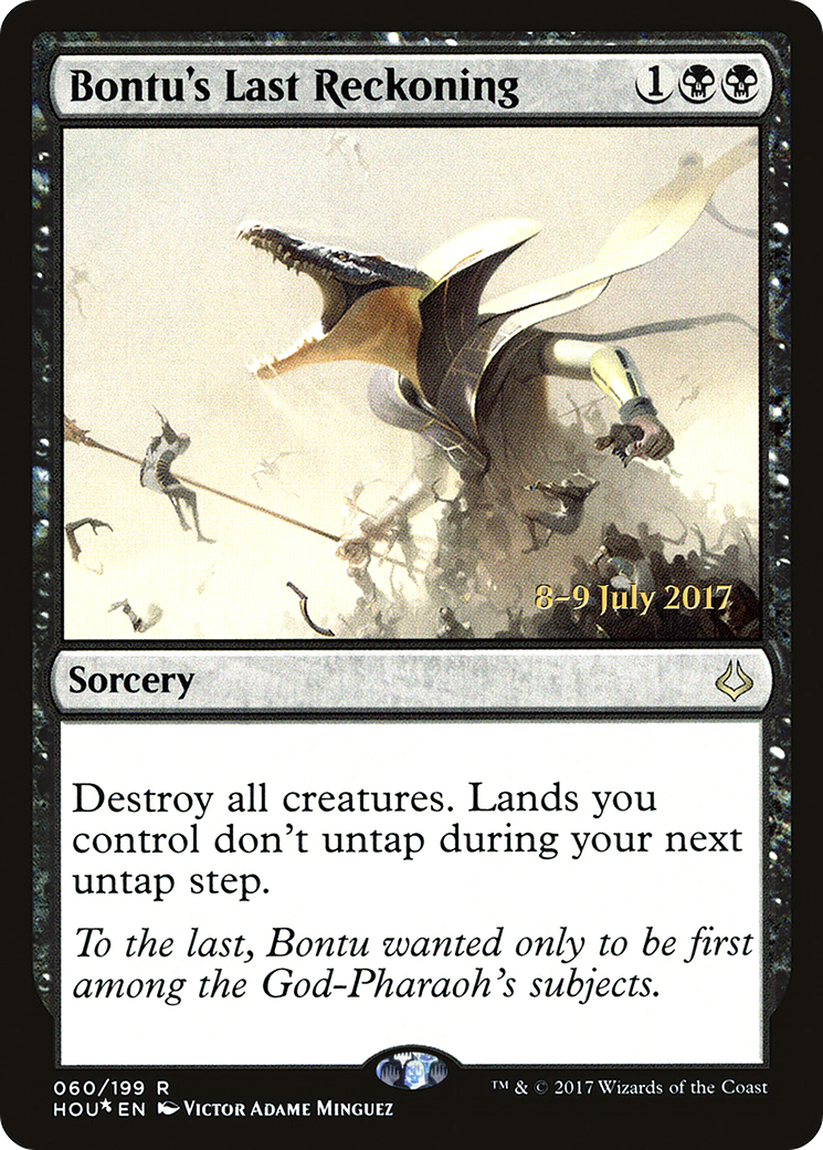 Image of Bontu's Last Reckoning (PRE-60S) - Hour of Devastation Promos Foil