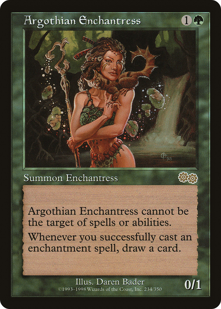 Image of Argothian Enchantress (USG-234) - Urza's Saga