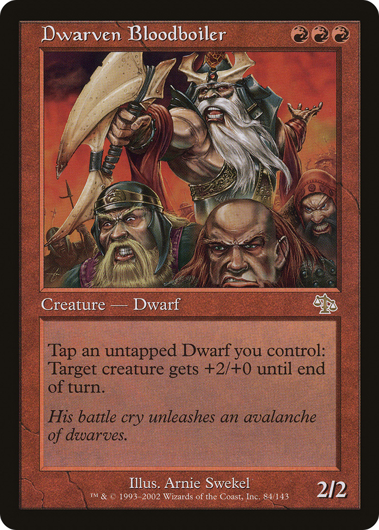 Image of Dwarven Bloodboiler (JUD-084) - Judgment