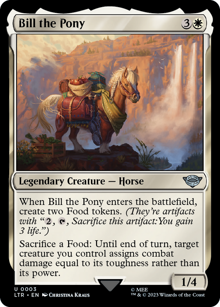 Image of Bill the Pony (LTR-003) - The Lord of the Rings: Tales of Middle-earth
