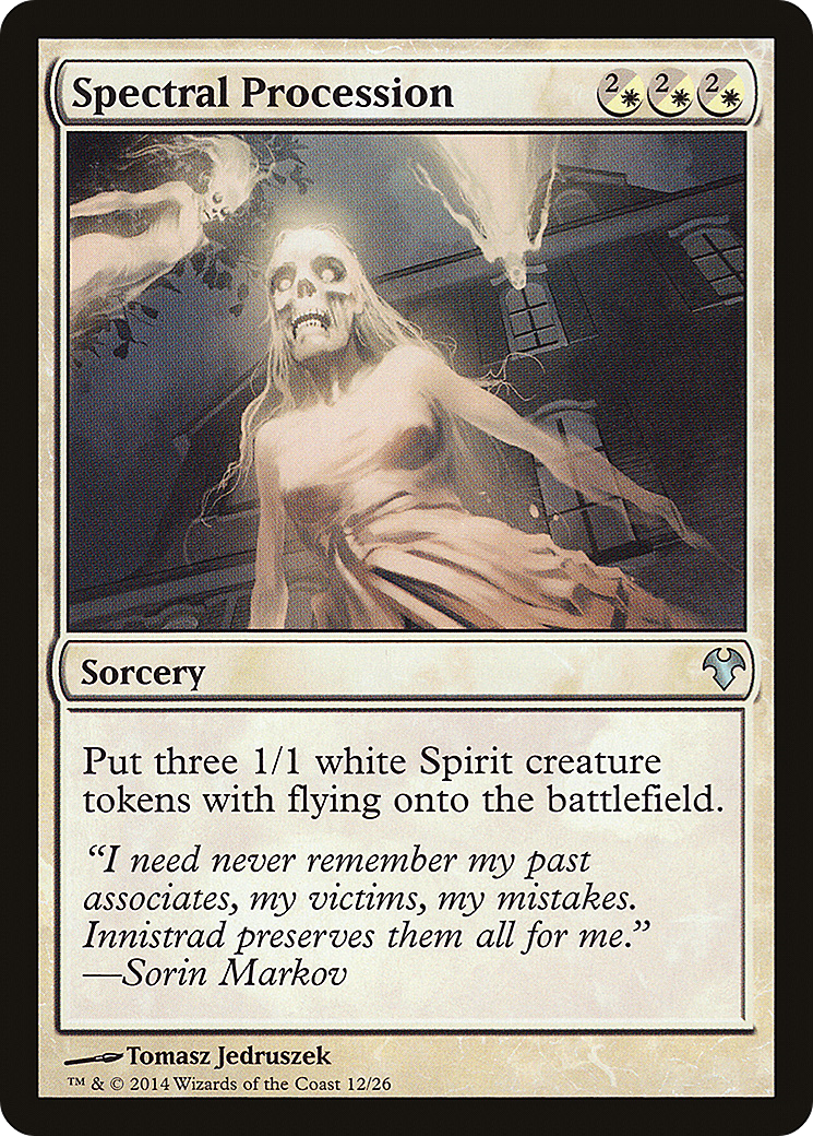 Image of Spectral Procession (MD1-012) - Modern Event Deck 2014
