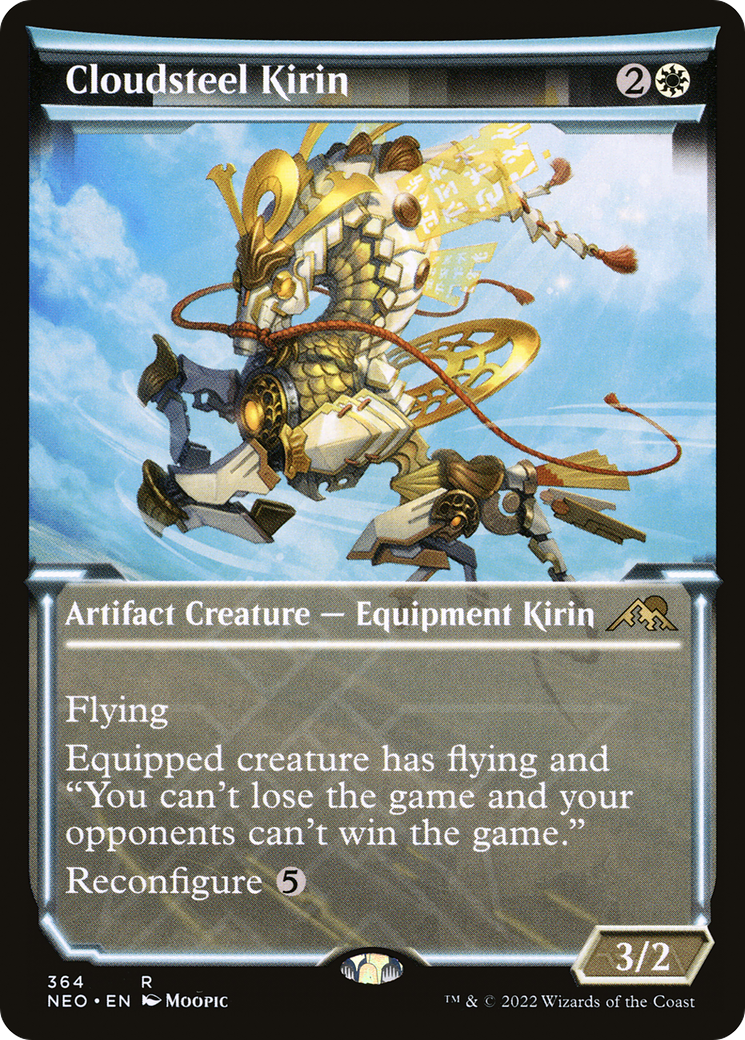 Image of Cloudsteel Kirin (Showcase) (NEO-364) - Kamigawa: Neon Dynasty: (Showcase)