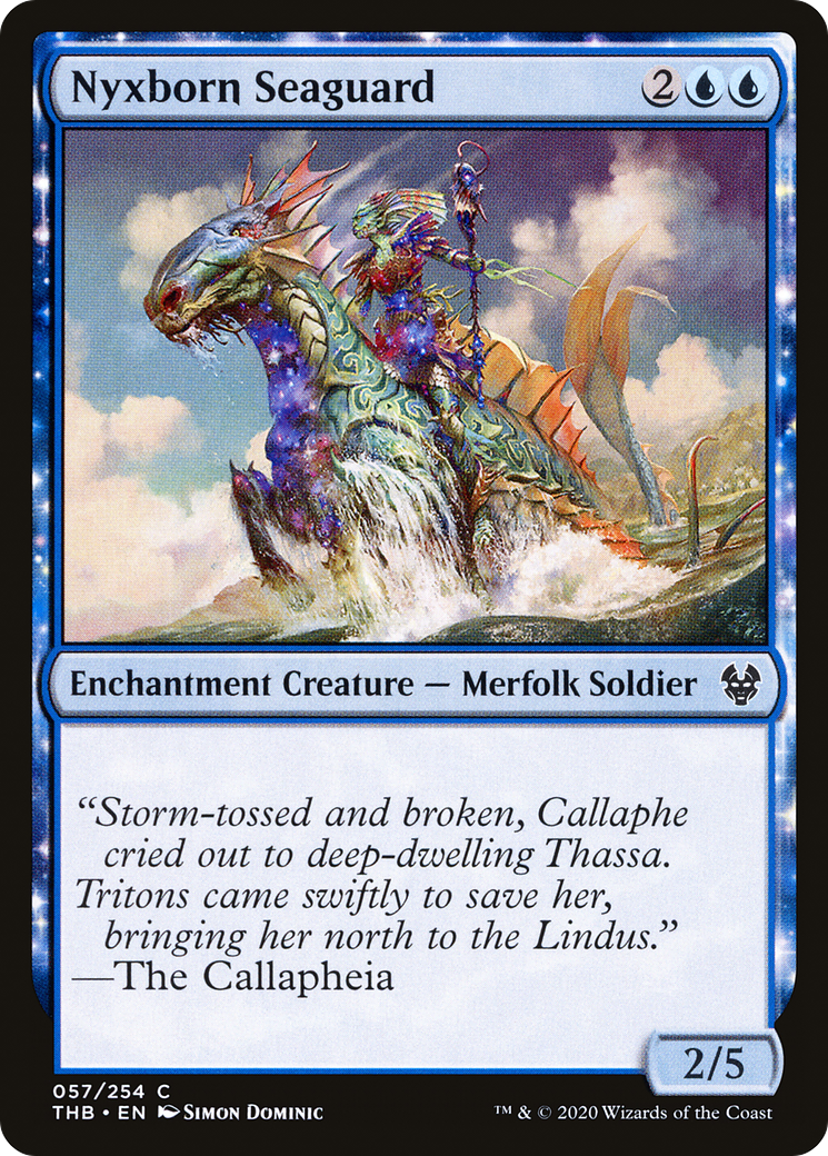 Image of Nyxborn Seaguard (THB-057) - Theros Beyond Death: (enchantment)