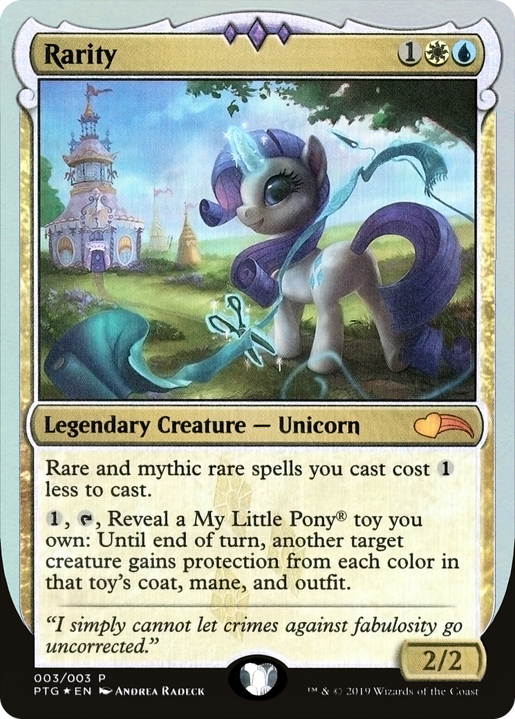Image of Rarity (PTG-003) - Ponies: The Galloping Foil