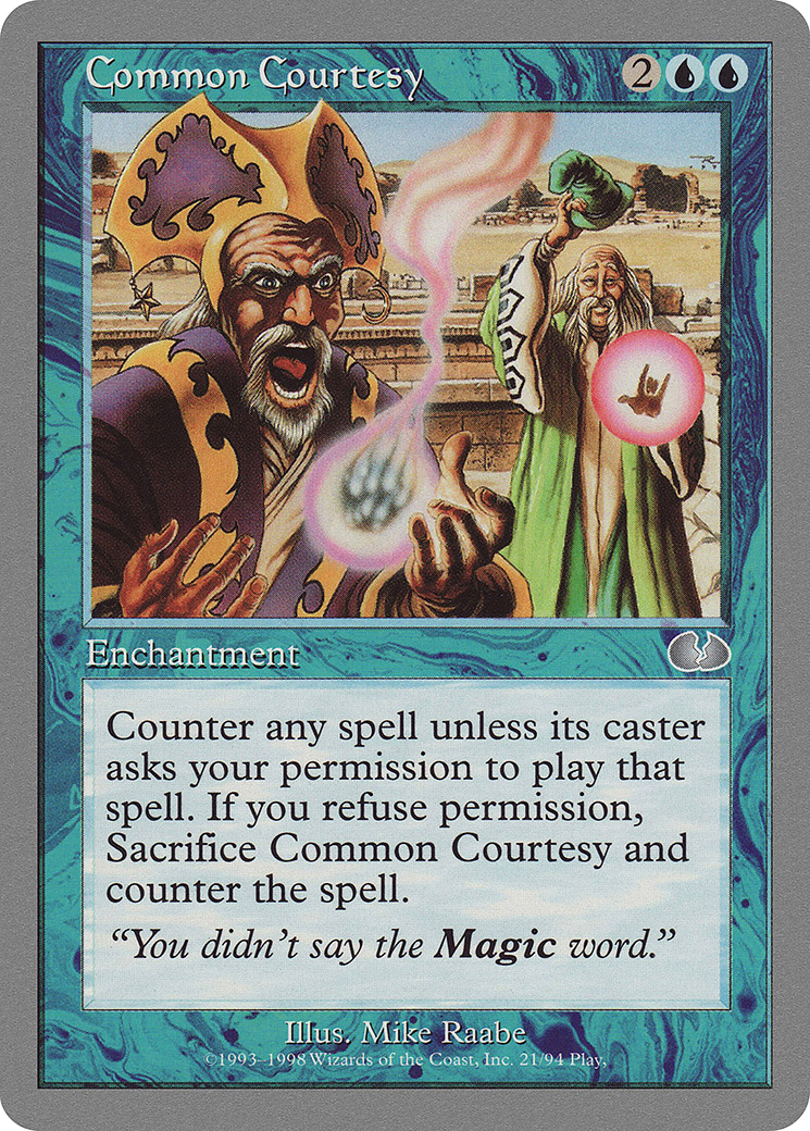 Image of Common Courtesy (UGL-021) - Unglued