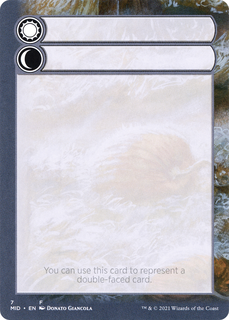 Image of Double-Faced Substitute Card (SMID-007) - Innistrad: Midnight Hunt Substitute Cards (Borderless)