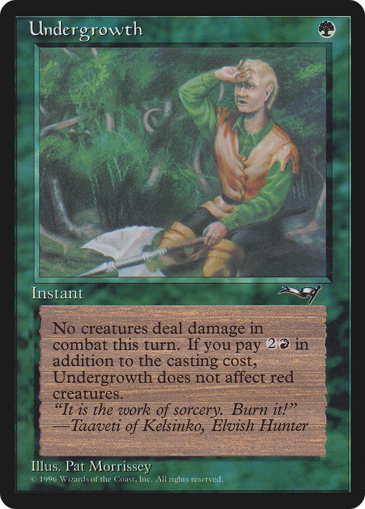 Image of Undergrowth (Holding Axe) (ALL-088) - Alliances