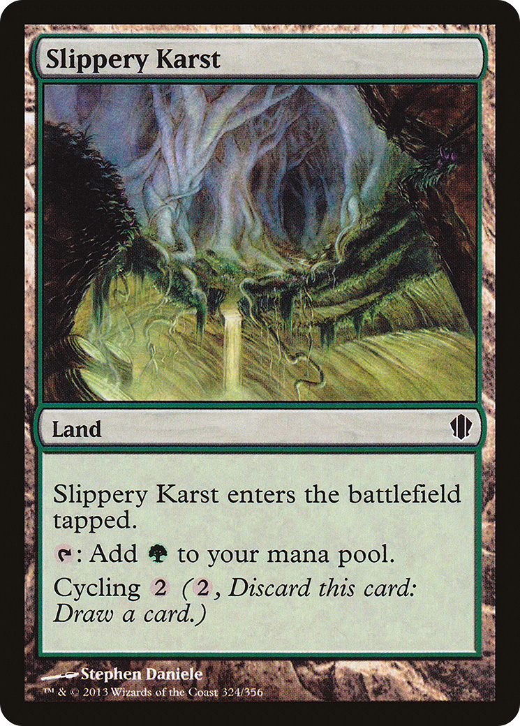 Image of Slippery Karst (C13-324) - Commander 2013