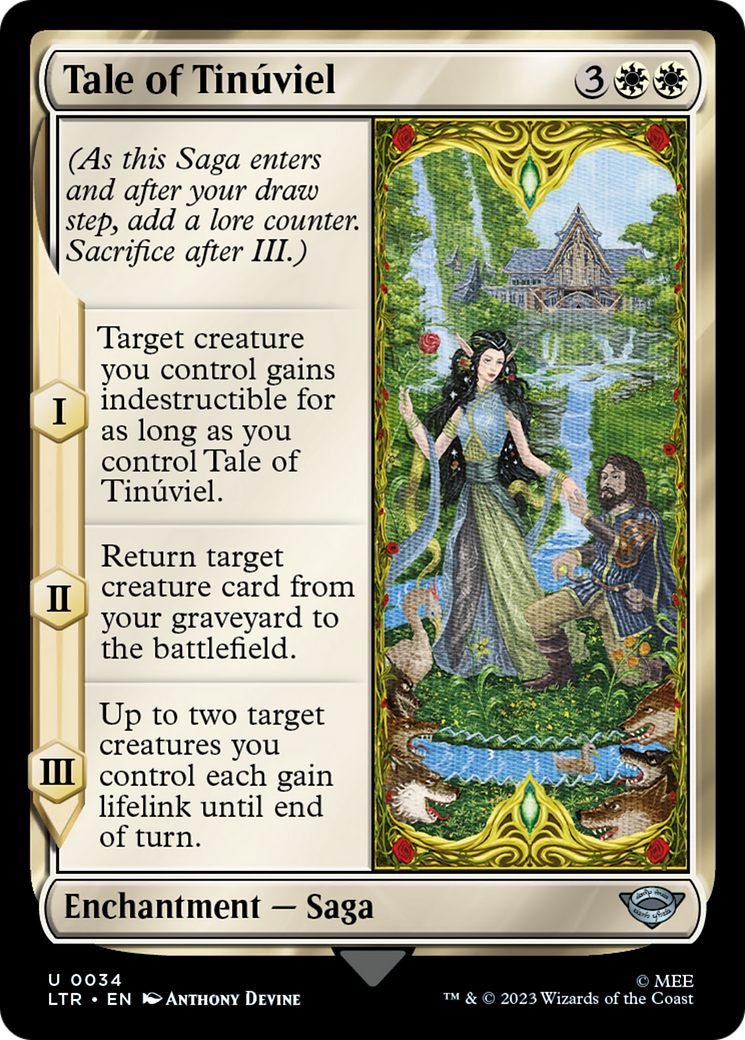 Image of Tale of Tinuviel (LTR-034) - The Lord of the Rings: Tales of Middle-earth