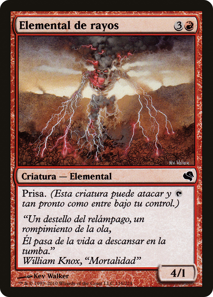 Image of Lightning Elemental (Spanish) - 
