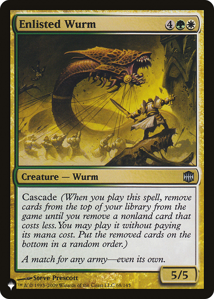 Image of Enlisted Wurm (LIST-ARB-68) - The List