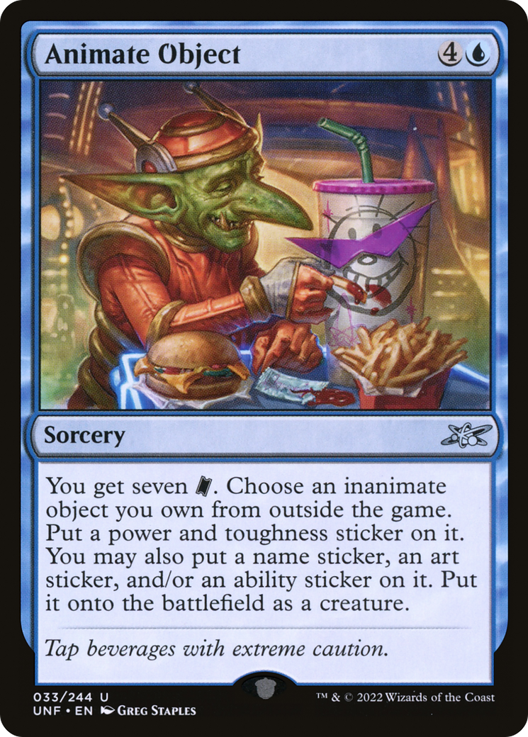 Image of Animate Object (UNF-033) - Unfinity Foil