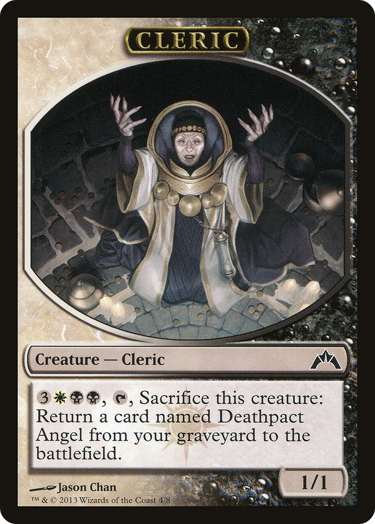 Image of Cleric Token (GTC-004) - Gatecrash Tokens