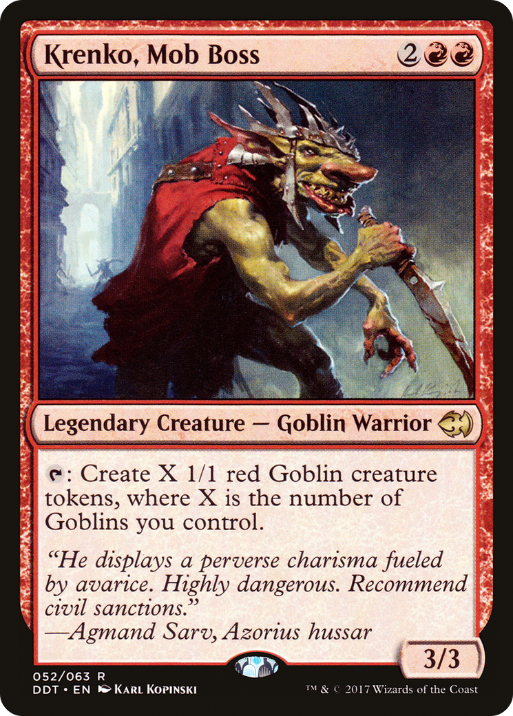 Image of Krenko, Mob Boss (DDT-052) - Duel Decks: Merfolk vs. Goblins