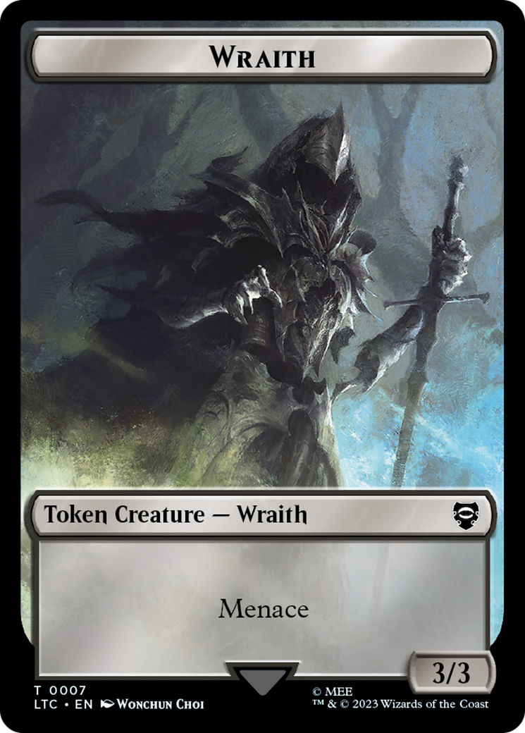 Image of Wraith (TLTC-007) - Tales of Middle-earth Commander Tokens