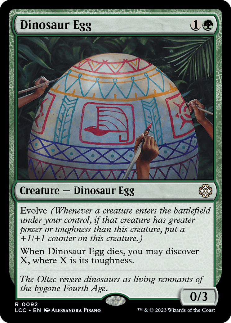 Image of Dinosaur Egg (LCC-092) - The Lost Caverns of Ixalan Commander