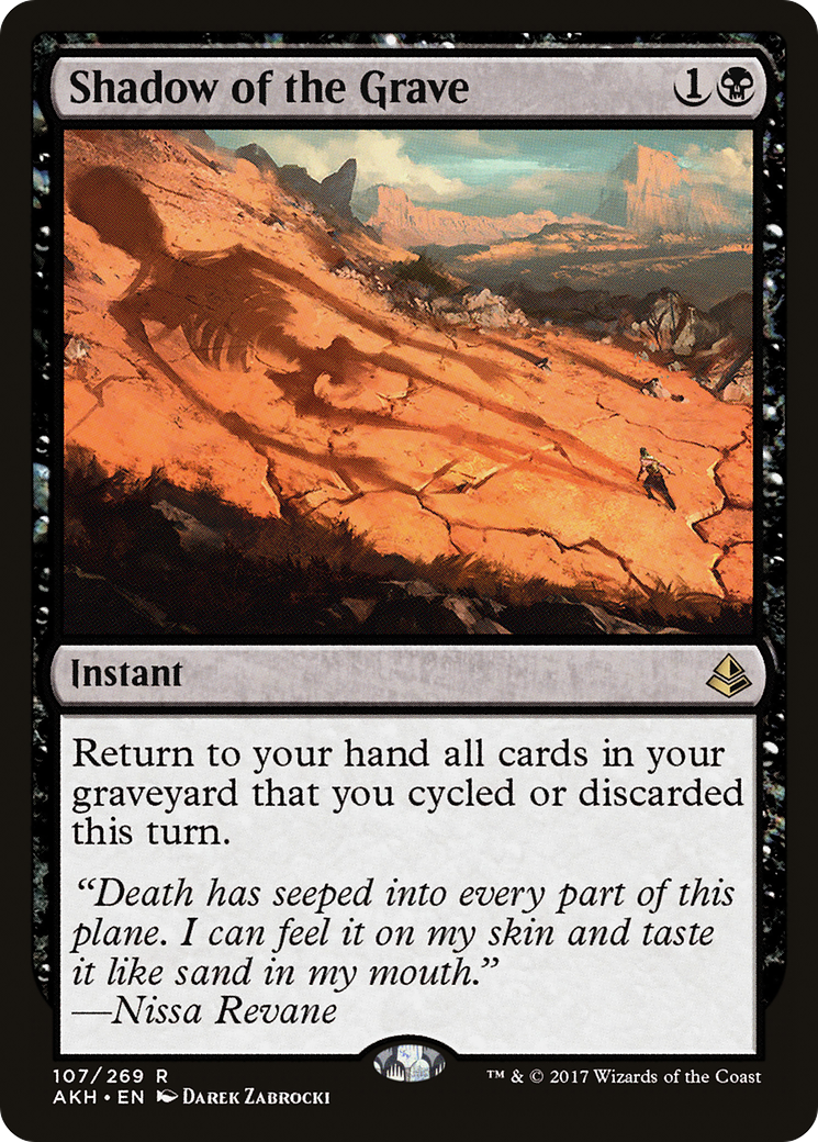 Image of Shadow of the Grave (AKH-107) - Amonkhet Foil