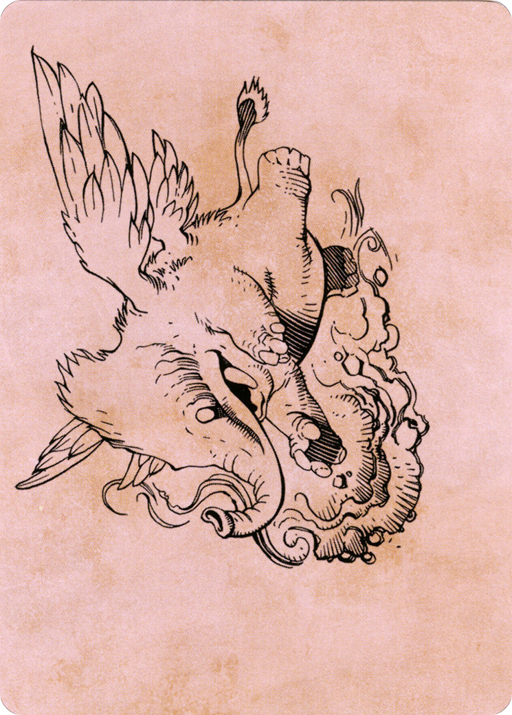 Image of Lulu, Loyal Hollyphant // Lulu, Loyal Hollyphant (ACLB-046) - Battle for Baldur's Gate Art Series (Borderless)