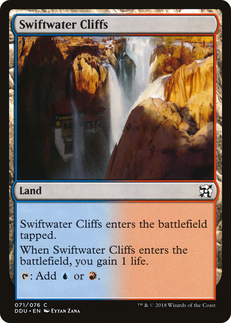 Image of Swiftwater Cliffs (DDU-071) - Duel Decks: Elves vs. Inventors