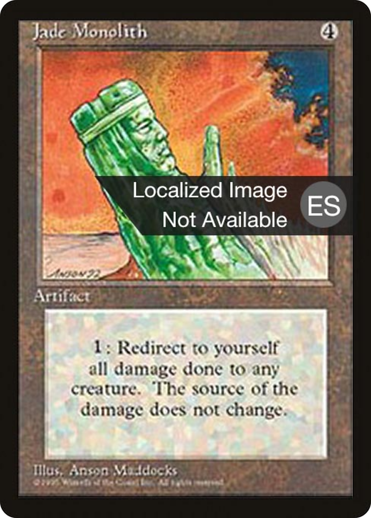 Image of Jade Monolith (4BB-) - Fourth Edition Foreign Black Border