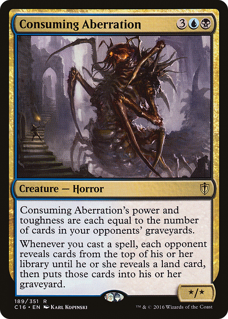Image of Consuming Aberration (C16-189) - Commander 2016
