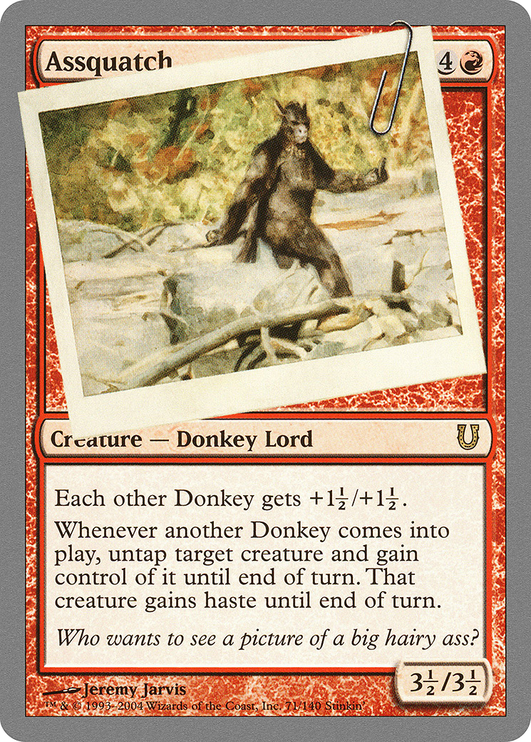 Image of Assquatch (UNH-071) - Unhinged